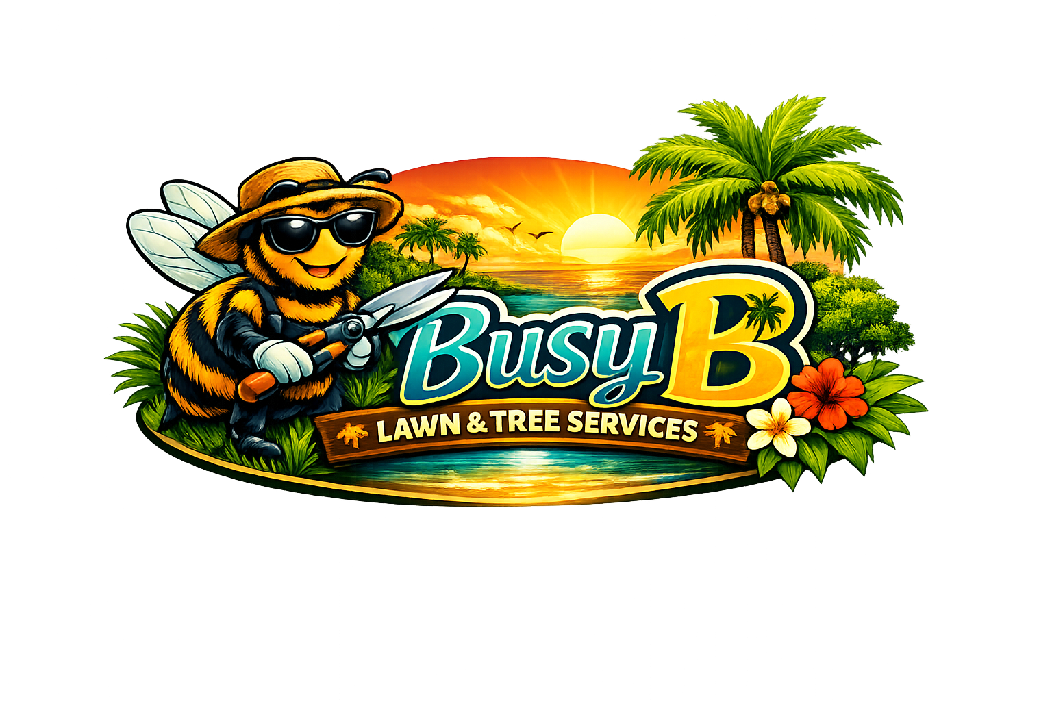Busy B Landscaping Logo